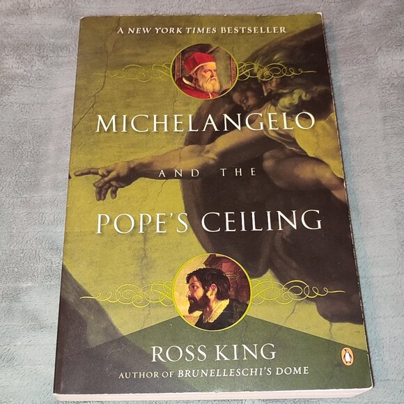 Book Michelangelo and the Pope's Ceiling Ross King New York Times Bestseller - Picture 1 of 16